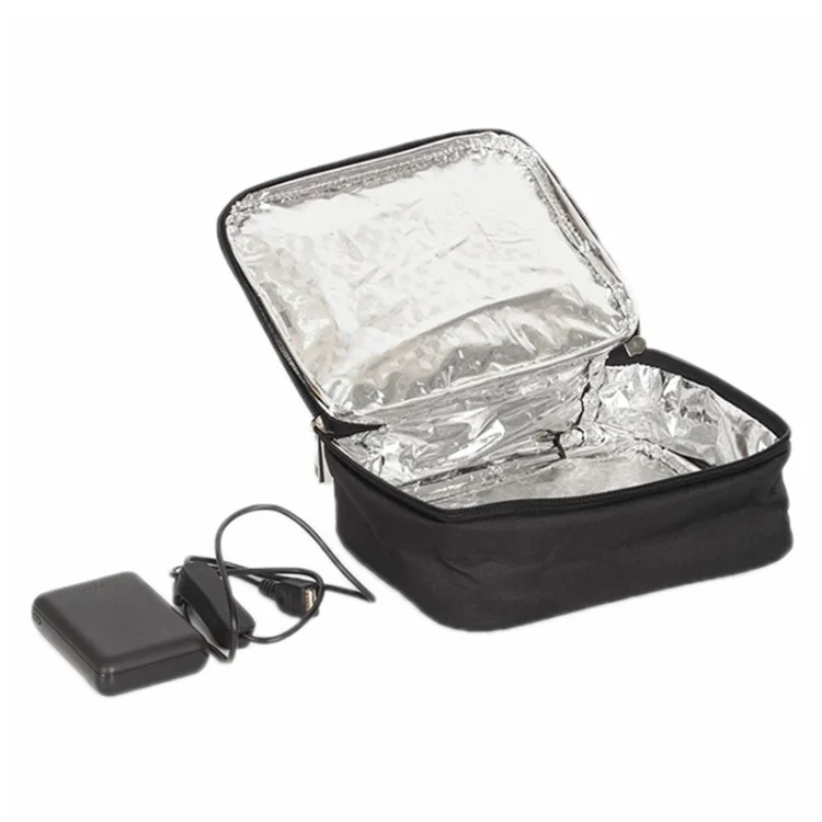 Travel Camping Waterproof Electric Lunch Box USB Heating Bag Food Warmer