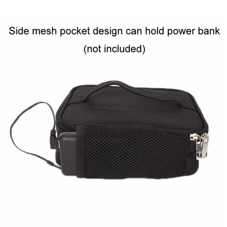 Travel Camping Waterproof Electric Lunch Box USB Heating Bag Food Warmer