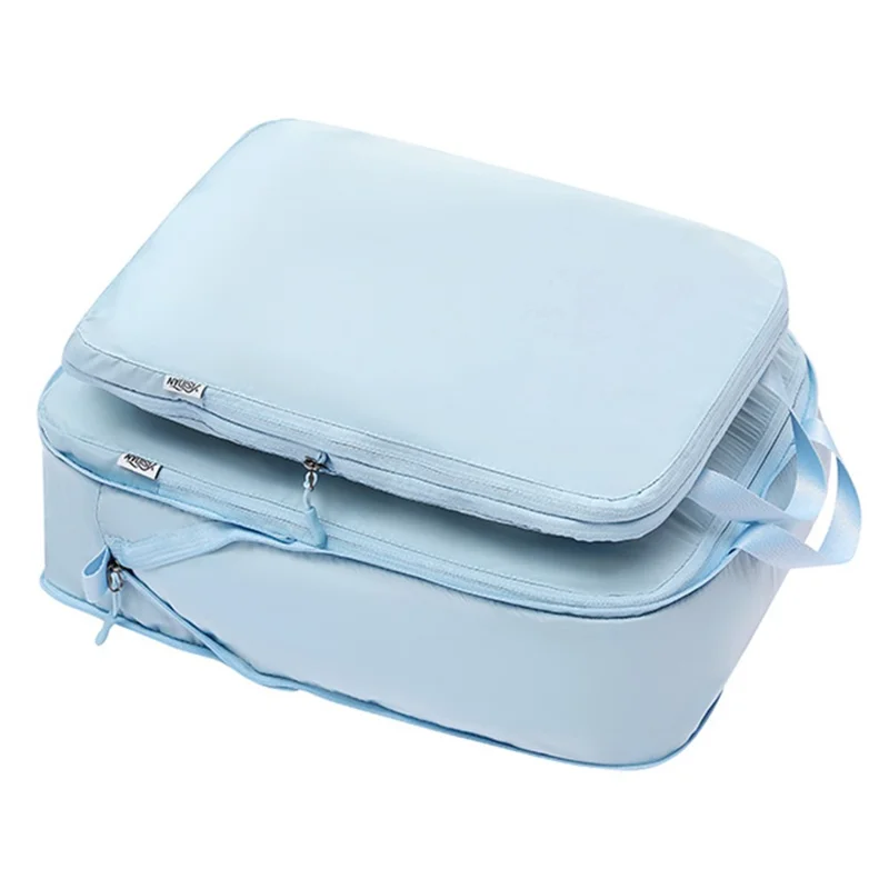 YISIDAN YSD-0622 Travel Luggage Extensible Storage Bag Compression Packing Cube Size L - Blue