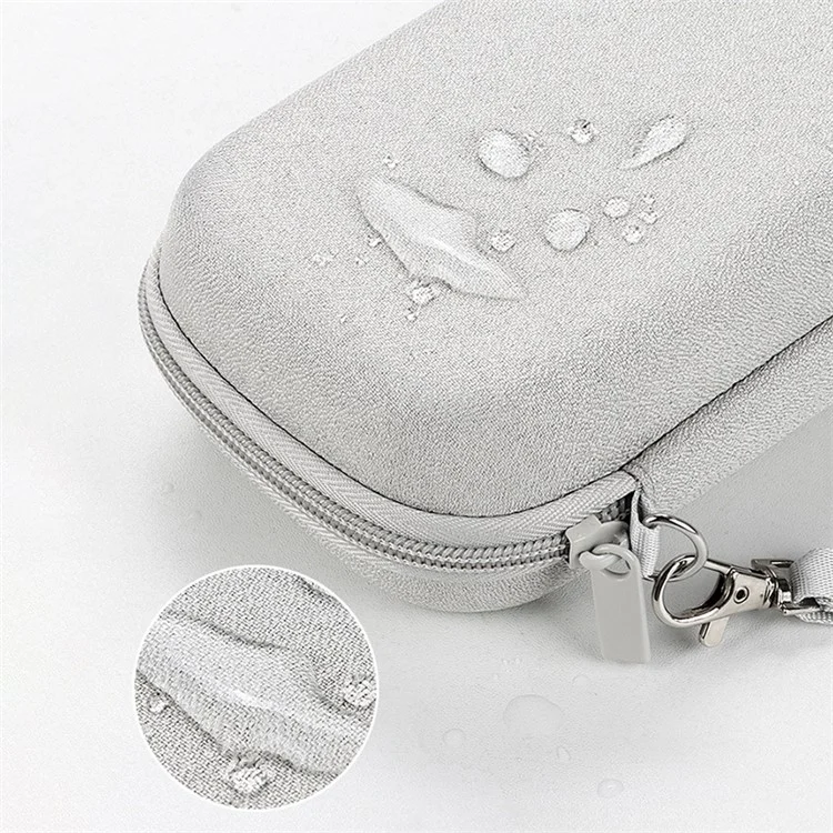 Organisateur de câble de données Sac de rangement des accessoires numériques avec cordon, taille L - Gris