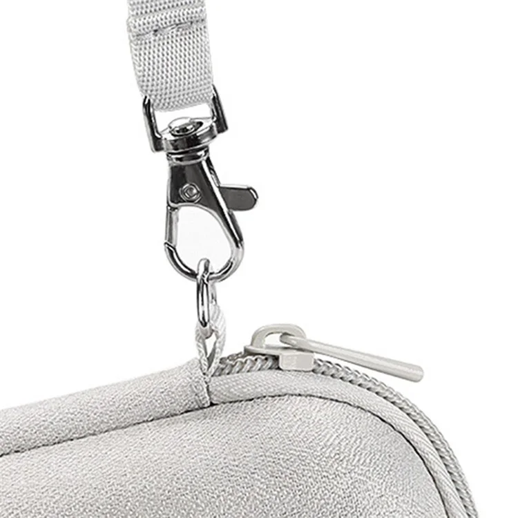 Organisateur de câble de données Sac de rangement des accessoires numériques avec cordon, taille L - Gris