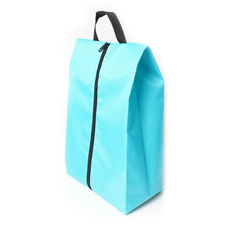 xd-01 Travel Shoes Storage Bag Waterproof Nylon Sneakers Sandals Tote Bag - Navy Blue