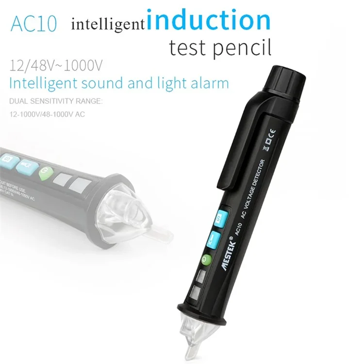 MESTEK AC10 Multi-function Cable Voltage Detection Smart Electric Tester Pen