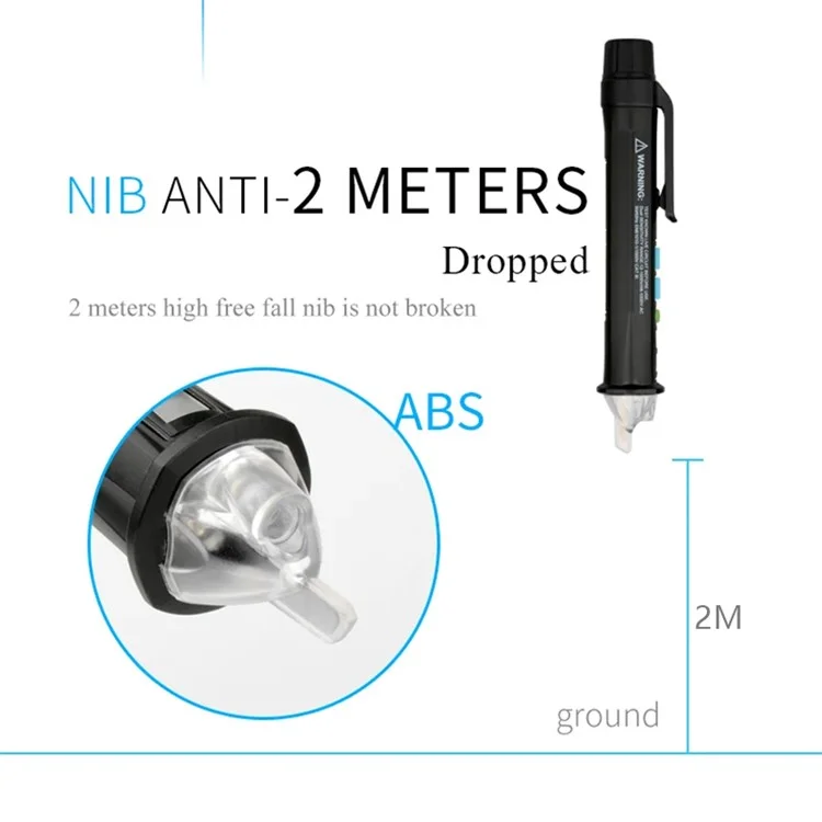 Detección de Voltaje de Cable Multifunción Mestek AC10 Pen a Prueba Eléctrico Inteligente