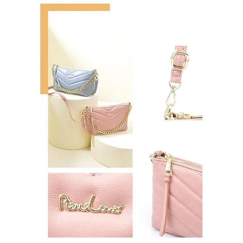 PIERRE LOUES PL782-3 Stylish Under Arm Bag PU Leather Women Crossbody Bag - Green