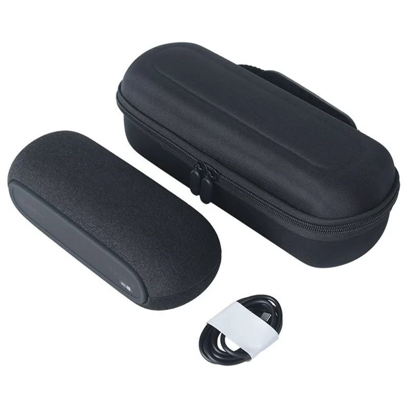 Storage Bag for Harman Kardon LUNA Bluetooth-compatible Speaker Anti-scratch Case with Shoulder Strap - Black Liner