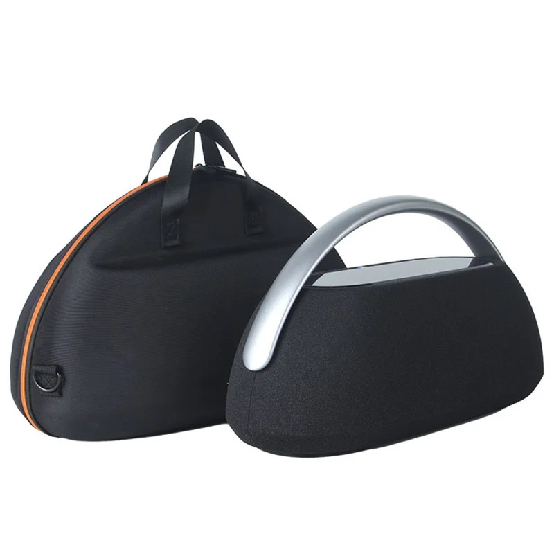 Shockproof Bag for Harman Kardon GO+PLAY 3 Bluetooth-compatible Speaker Zipper Case - Orange Liner