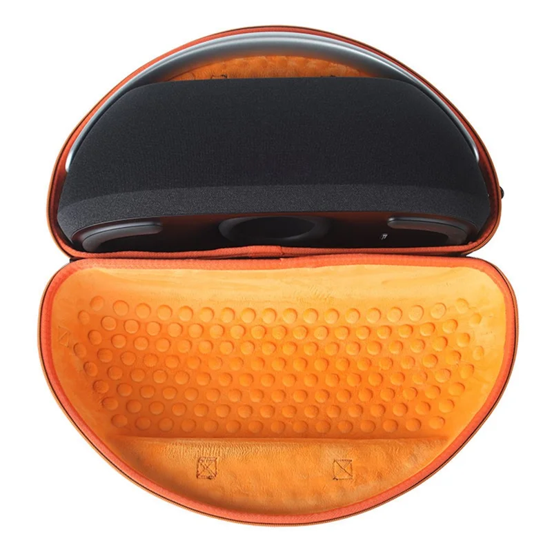 Shockproof Bag for Harman Kardon GO+PLAY 3 Bluetooth-compatible Speaker Zipper Case - Orange Liner