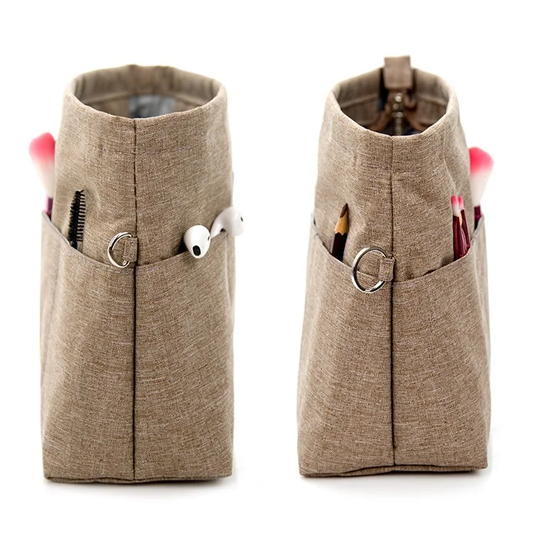 270 Travel Camping Cosmetic Organizer Waterproof Oxford Cloth Makeup Bag, Size: XS - Grey