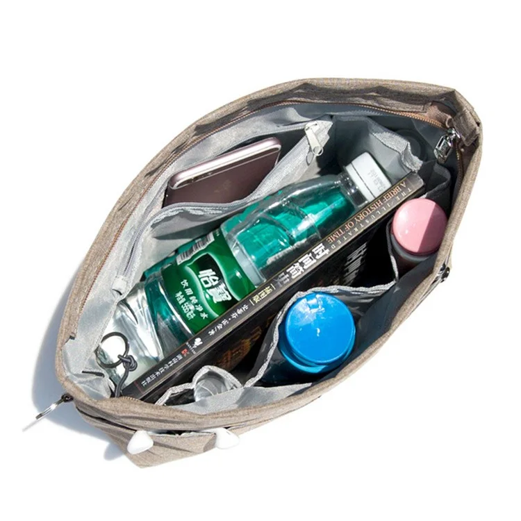 270 Travel Camping Cosmetic Organizer Waterproof Oxford Cloth Makeup Bag, Size: XS - Grey