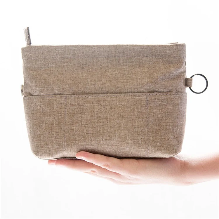 270 Travel Camping Cosmetic Organizer Waterproof Oxford Cloth Makeup Bag, Size: XS - Grey