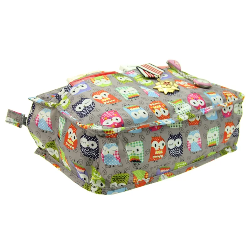 1309 Waterproof Oxford Cloth Portable Cosmetic Bag Travel Toiletries Handbag - Owl
