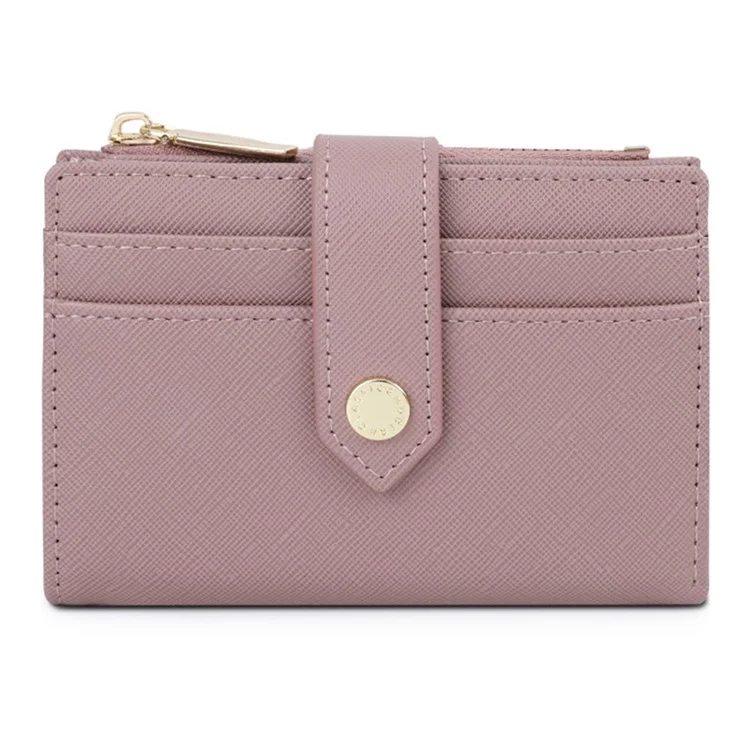 TAILIAN T2602-342 Petit portefeuille pour femme Sacs à fermeture éclair Poches de trésorerie Multilogements Cadeaux - Raisin Violet