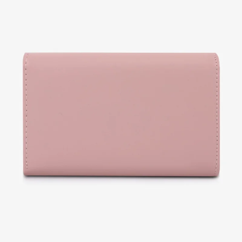 TAILIAN T6223-041 Foldable Short Wallet Trifold Leather Pocket Purse Card Holder - Blue