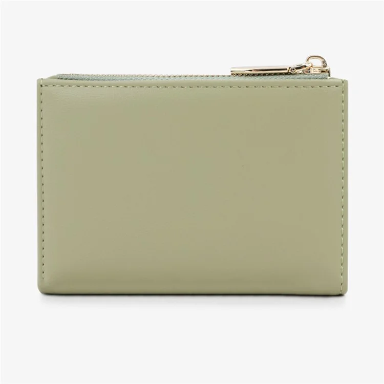 TAILIAN T2602-337 Portafoglio Bifold Corto ID Finestra Supporto Carta Contanti Tasca Portamonete - Viola