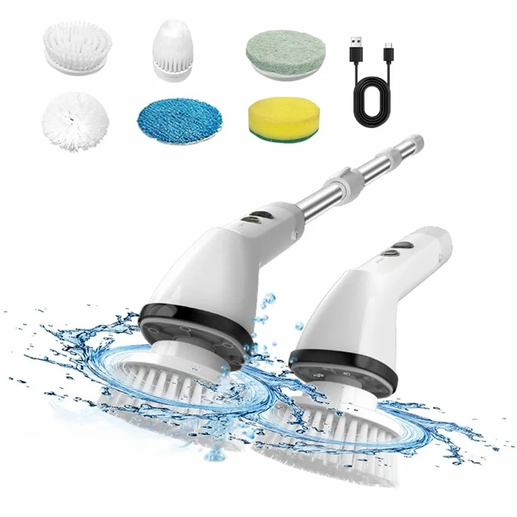 S1 Multifonction Ménage Wireless Electric Cleaning Brush avec Poignée Amovible
