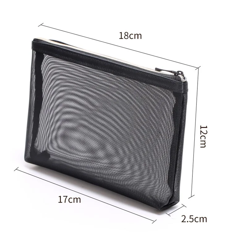 047+048+049+050+051+052 6Pcs / Set See-through Cosmetic Bag Travel Toiletries Pouch