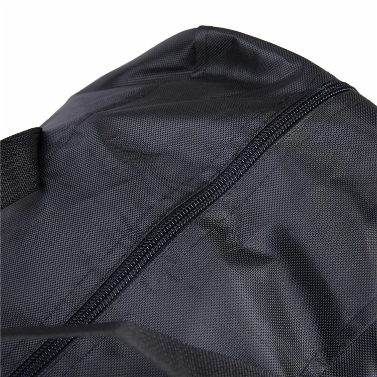 Faltbare wasserdichte 600D Oxford Stoff Reisetasche Große Handtasche Umhängetasche - Schwarz