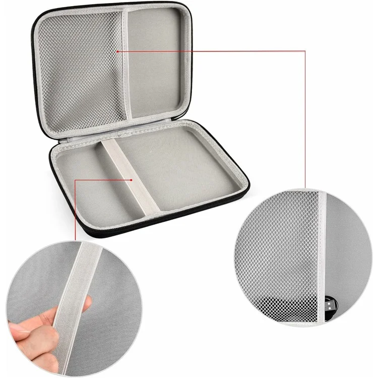 Borsa di Stoccaggio Della Luce a LED a LED Montato Sul Collo Eva+nylon Travel Organizer Borse