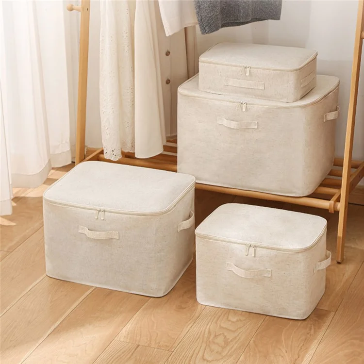 70398 Extra Large-50x40x35cm Storage Bag Closet Organizer Clothes Foldable Storage Bin with Handle