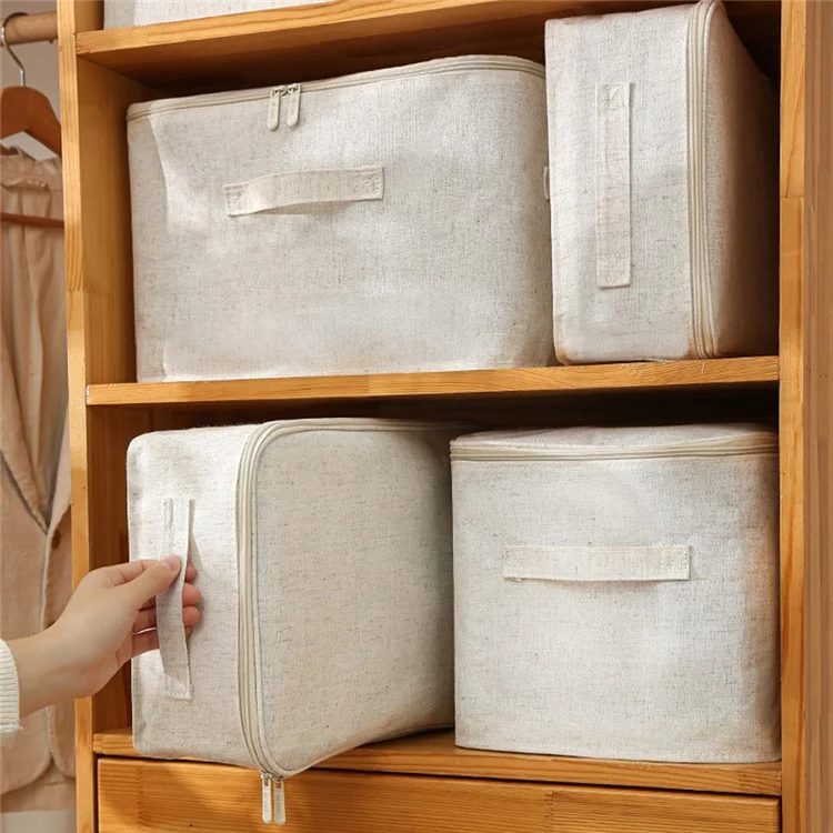 70398 Extra Large-50x40x35cm Storage Bag Closet Organizer Clothes Foldable Storage Bin with Handle