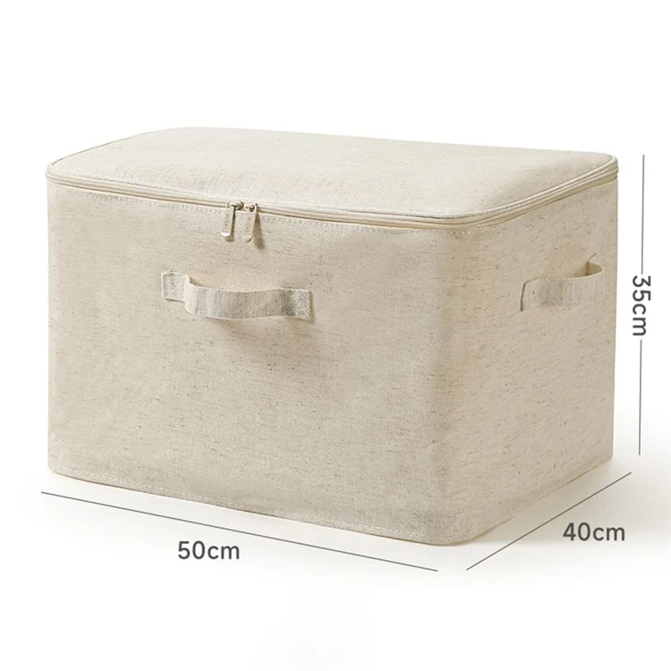 70398 Extra Large-50x40x35cm Storage Bag Closet Organizer Clothes Foldable Storage Bin with Handle