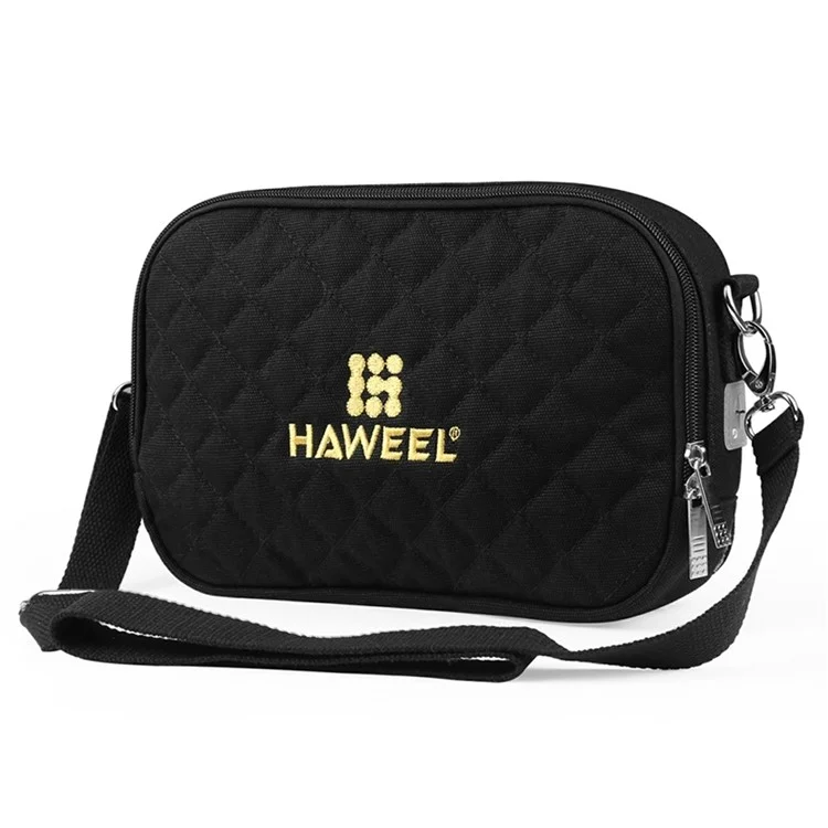 HAWEEL HWL2133 Crossbody Shoulder Bag Heating Hand Warmer Bag Storage Bag for Phone Power Stand - Black