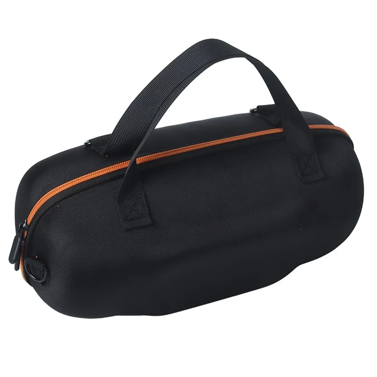 Per JBL Xtreme 4 Bluetooth Speaker Storage Bag Oxford Cloth+ EVA Protective Case - Nero / Arancione