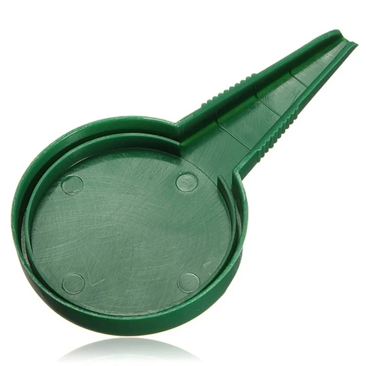 Assiette ronde Design 5 vitesses Manuel Épandeur de graines, Vert Semoir à main de jardin