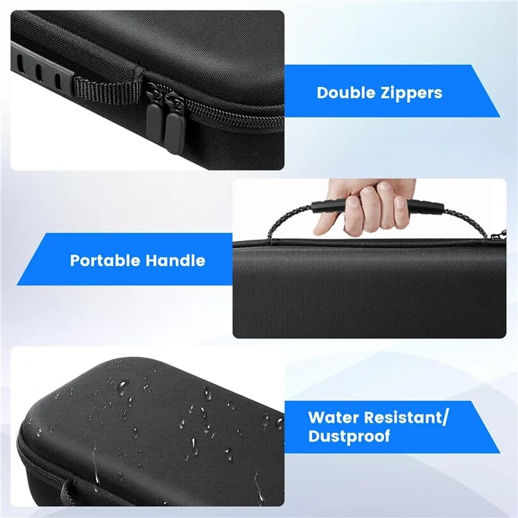 Жесткий чехол из нейлона и EVA для Sony PlayStation Portal Remote Player Travel