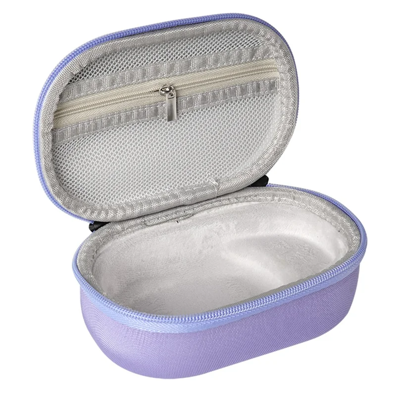 For JBL Clip 5 Bluetooth-compatible Speaker Storage Bag EVA Hard Case with Carabiner and Hand Strap - Purple