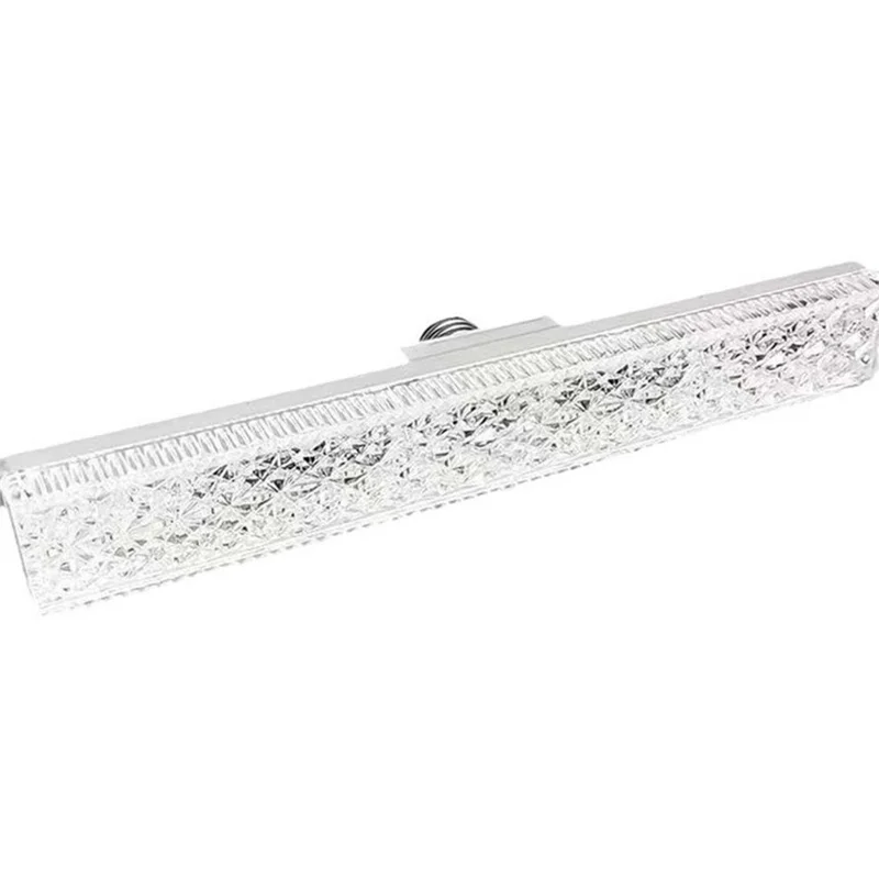E27 18W LED Crystal Bar Light Energy Saving Bright Indoor Lamp, White Light 30cm