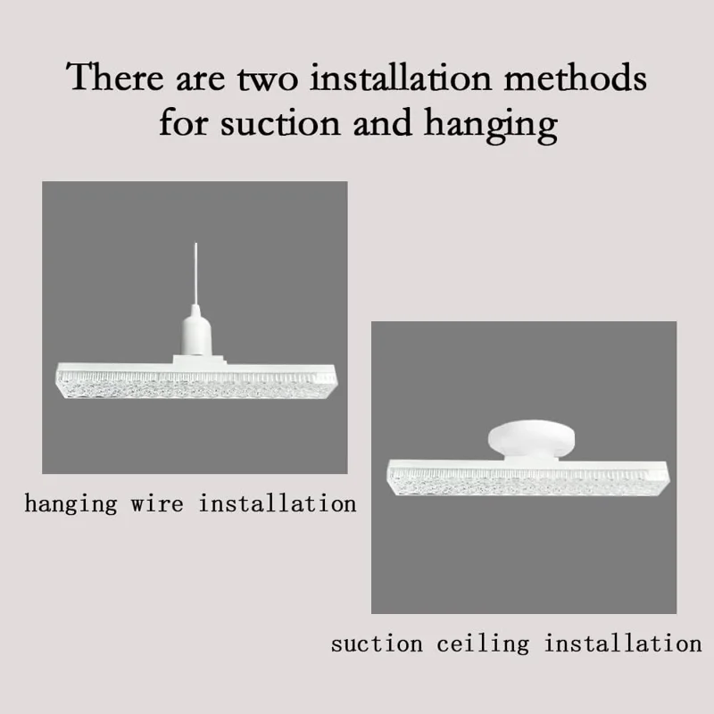 E27 18W LED Crystal Bar Light Energy Saving Bright Indoor Lamp, White Light 30cm