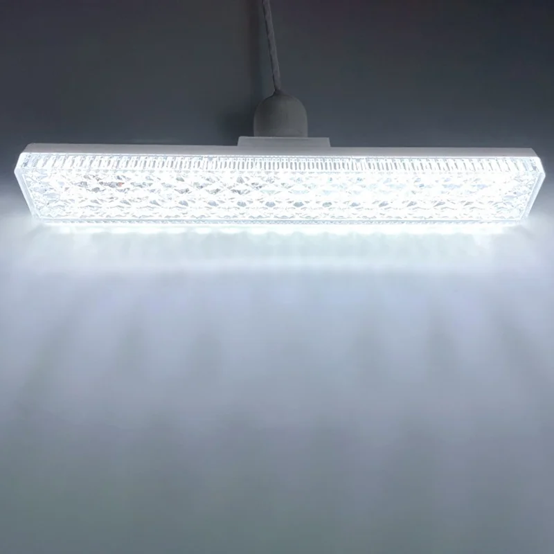 E27 18W LED Crystal Bar Light Energy Saving Bright Indoor Lamp, White Light 30cm