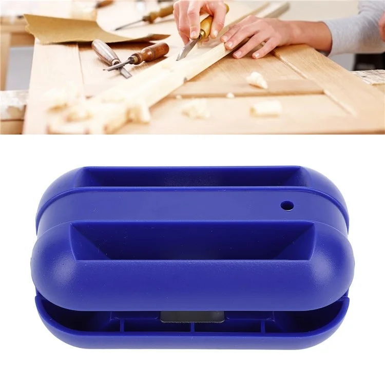 Kantenbänder Cutter Hand Planer Rand Trimmer Mit Kohlenstoffstahlblättern Trimmen Holzbearbeitungswerkzeug - Blau