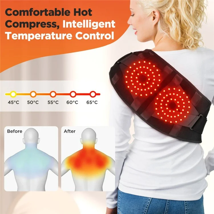 Taillengürtel Für Rotlichtheizung 3 Getriebe Vibration Massage Therapie Wrap Mit Timer (CE -zertifiziert)