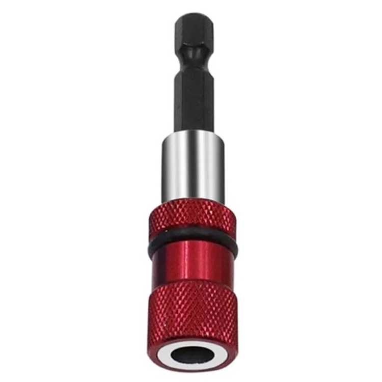 Drill Bit Connecting Rod Electric Screwdriver Connector Hexagonal Shank Quick Release Extension Rod - Red