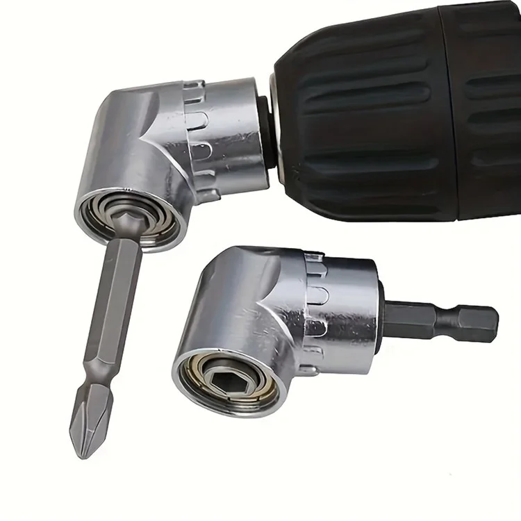 Tête de perçage pour angle de 105 degrés Remplacement par lot Dispositif pour angle de la main Tournevis Embout - Argent