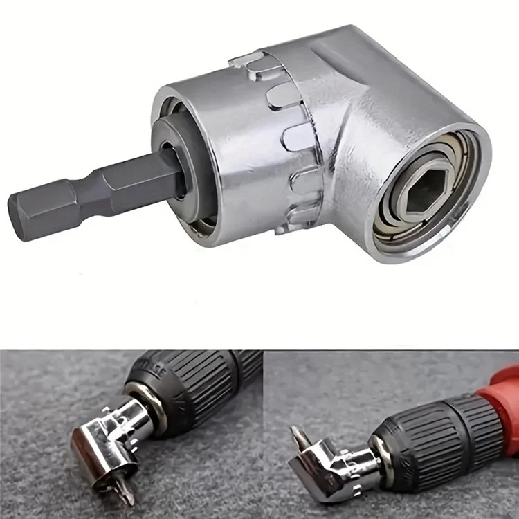 Tête de perçage pour angle de 105 degrés Remplacement par lot Dispositif pour angle de la main Tournevis Embout - Argent