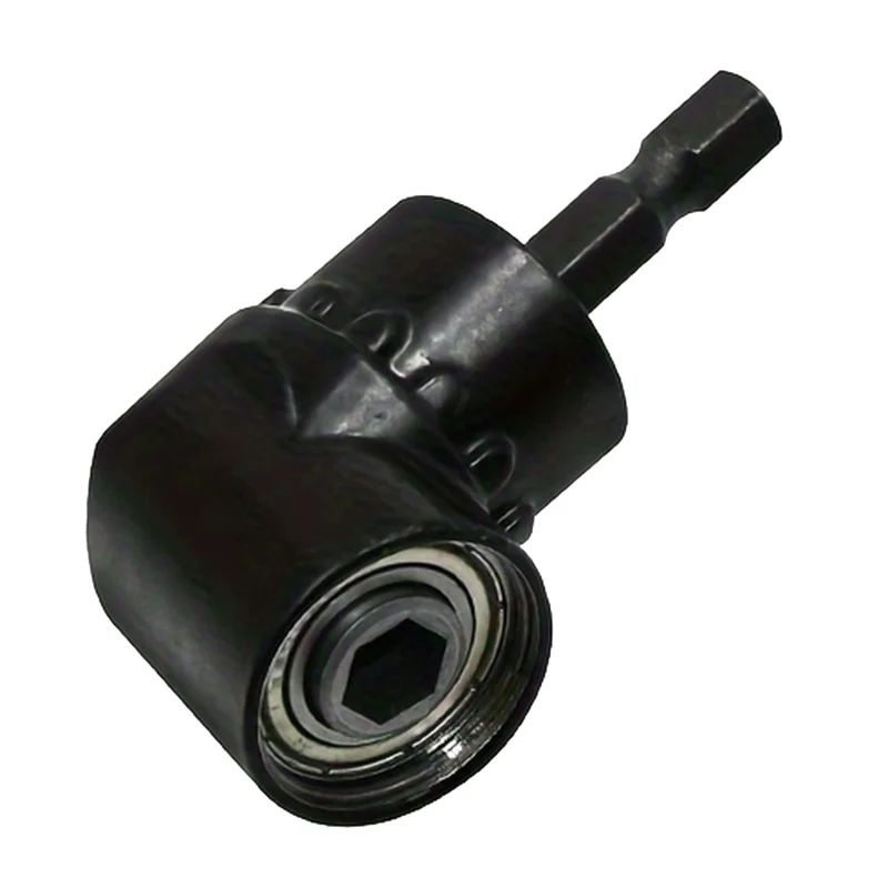 105 Degree Corner Turner Drill Head Replacement Batch Head Corner Device Hand Tool Screwdriver Bit - Black