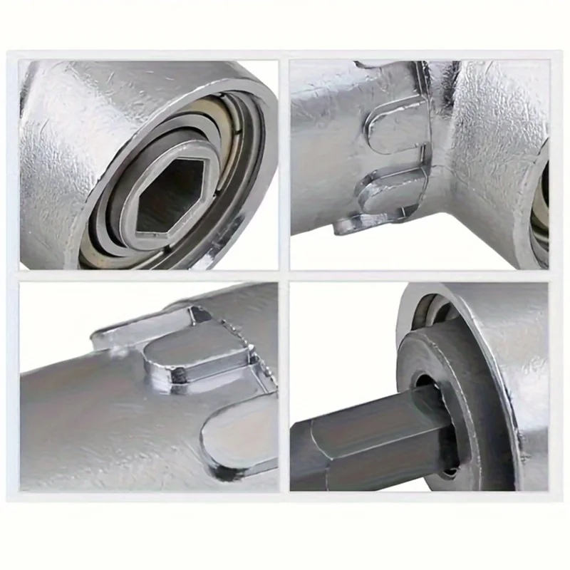 105 Degree Corner Turner Drill Head Replacement Batch Head Corner Device Hand Tool Screwdriver Bit - Black