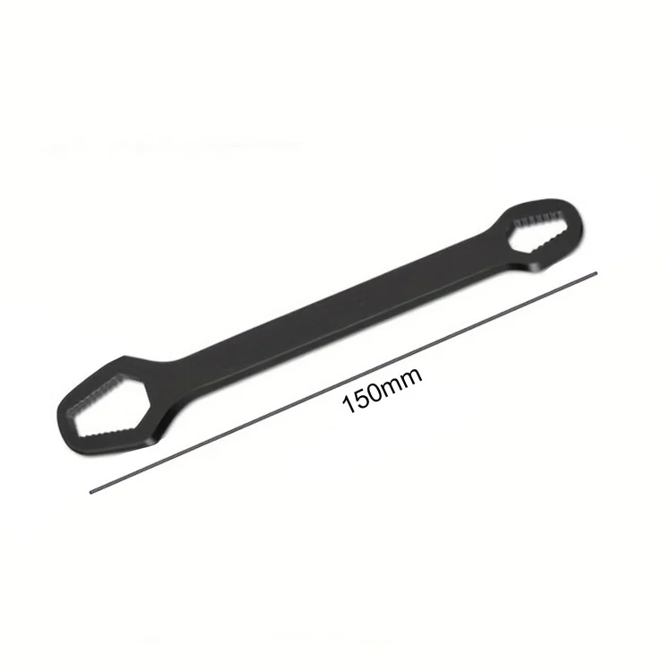 Llave Torx universal de 150 mm de 3 a 17 mm de acero al cromo-vanadio con doble cabeza autoblocante - Negro