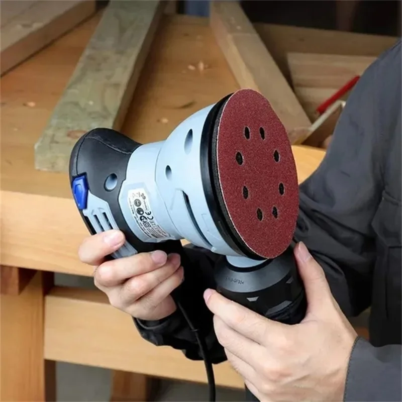 10Pcs 125mm 8 Hole Sandpaper Woodworking Metal Grinding Sanding Disc Abrasive Polishing Papers - 1200 Grit