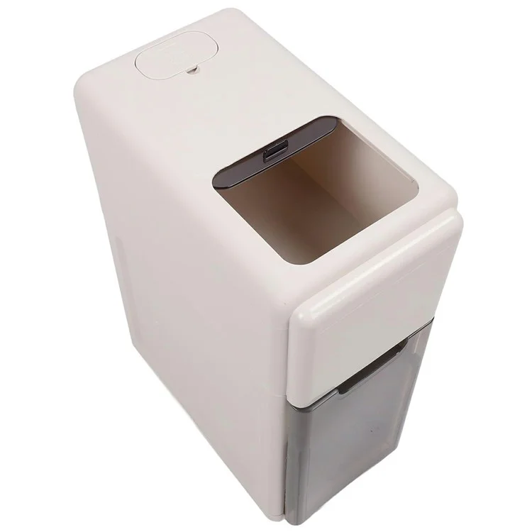 Double Layer Rice Storage Container Kitchen Slim Corner Storage Bin with Drawer (BPA Free, No FDA)