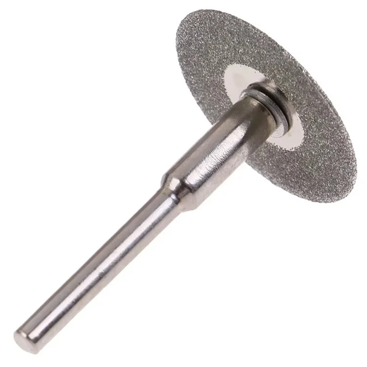 10 discos de corte y desbaste de diamante de 50 mm con 2 mandriles para amoladora eléctrica y sierra