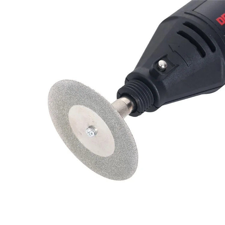 10 discos de corte y desbaste de diamante de 50 mm con 2 mandriles para amoladora eléctrica y sierra