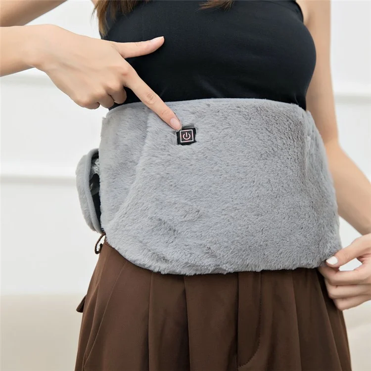 2 in 1 Electric Heating Waist Belt Crystal Velvet Hand Warmer with 1.5m Extension Cord ( CE  /  ROHS  /  FCC Certified )