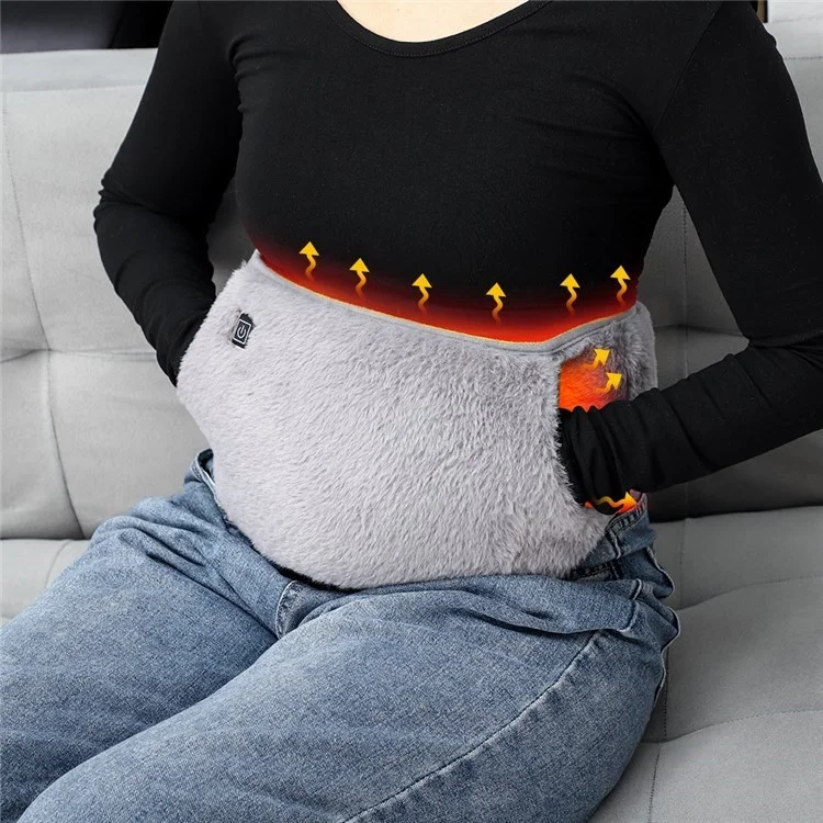2 in 1 Electric Heating Waist Belt Crystal Velvet Hand Warmer with 1.5m Extension Cord ( CE  /  ROHS  /  FCC Certified )