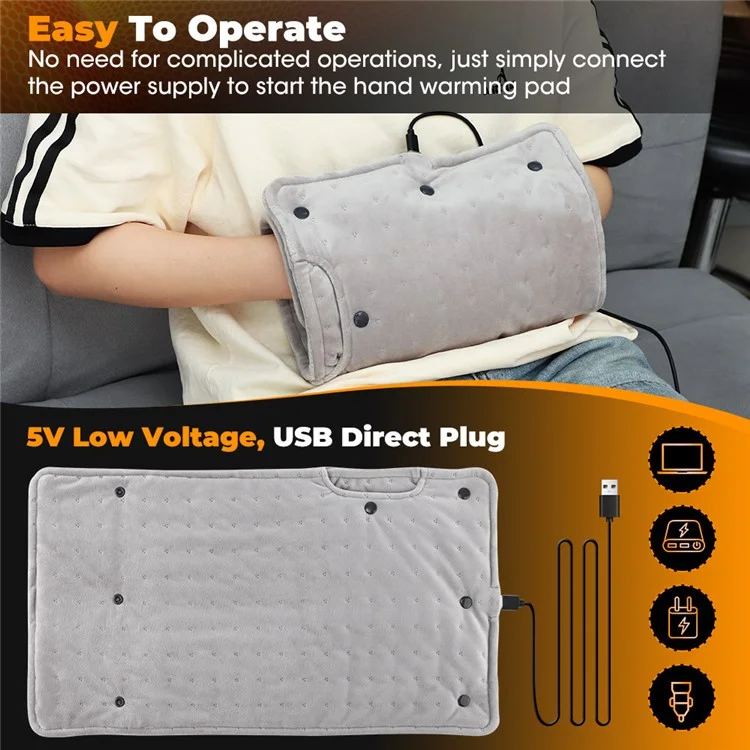 USB Heated Hand Warmer Constant Temperature Heating Shawl Smart Temperature Control For Home / Office Use