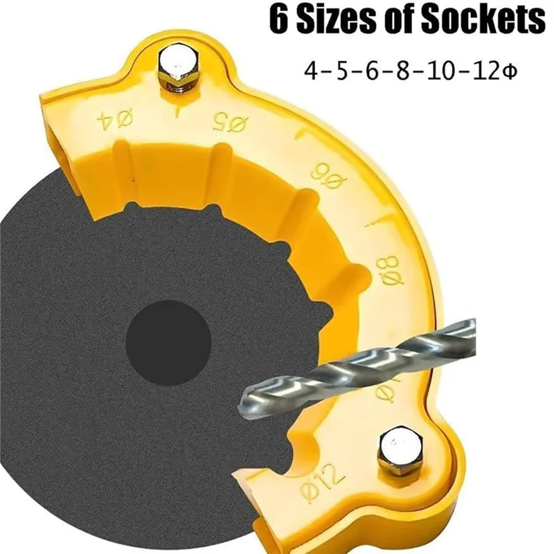 Portable Drill Bit Sharpener Tool Multiple Sizes Precision Grinding Assistant Device